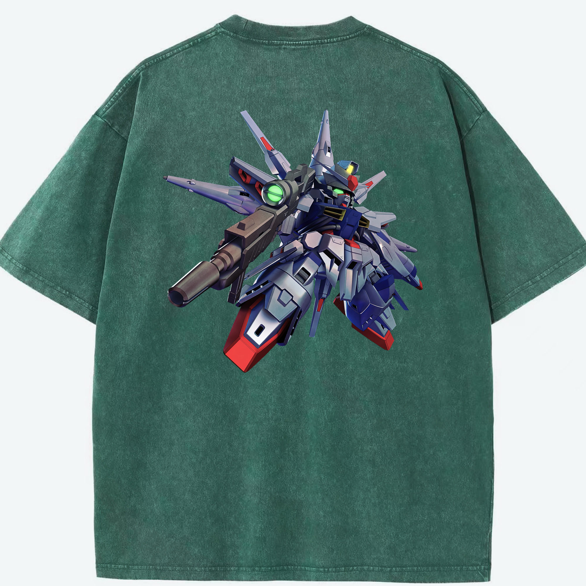 （画像用） 機動戦士ガンダム Mobile Suit Gundam 綿100% ヴィンテージ風 半袖Tシャツ（背面プリント）